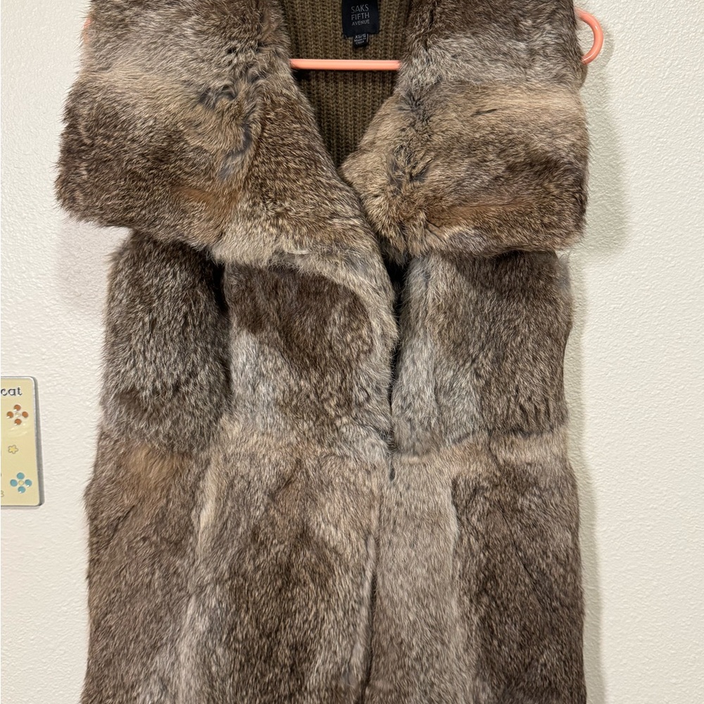 Saks Fifth Avenue Vest
